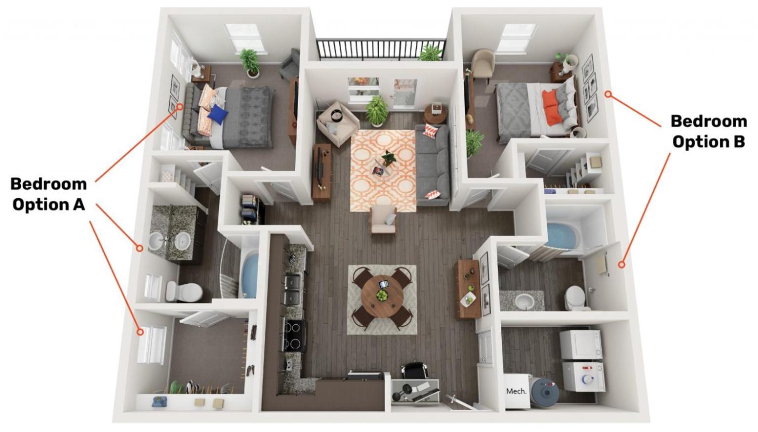 Grand Two Bedroom Two Bathroom Apartment With Balcony Гейнсвилл Экстерьер фото
